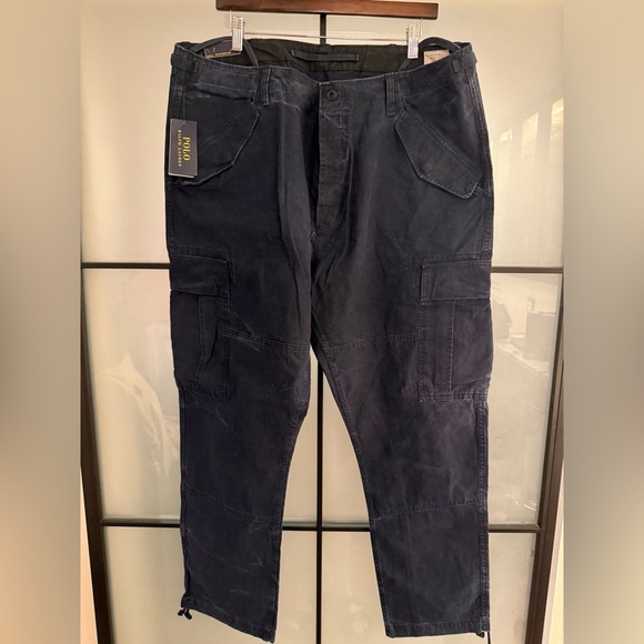 Polo Ralph Lauren Blue Cargo Pants 40x32 - Picture 2 of 3